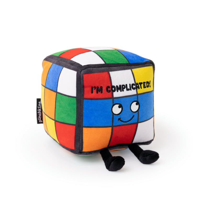 "I'm Complicated" puzzle cube plush