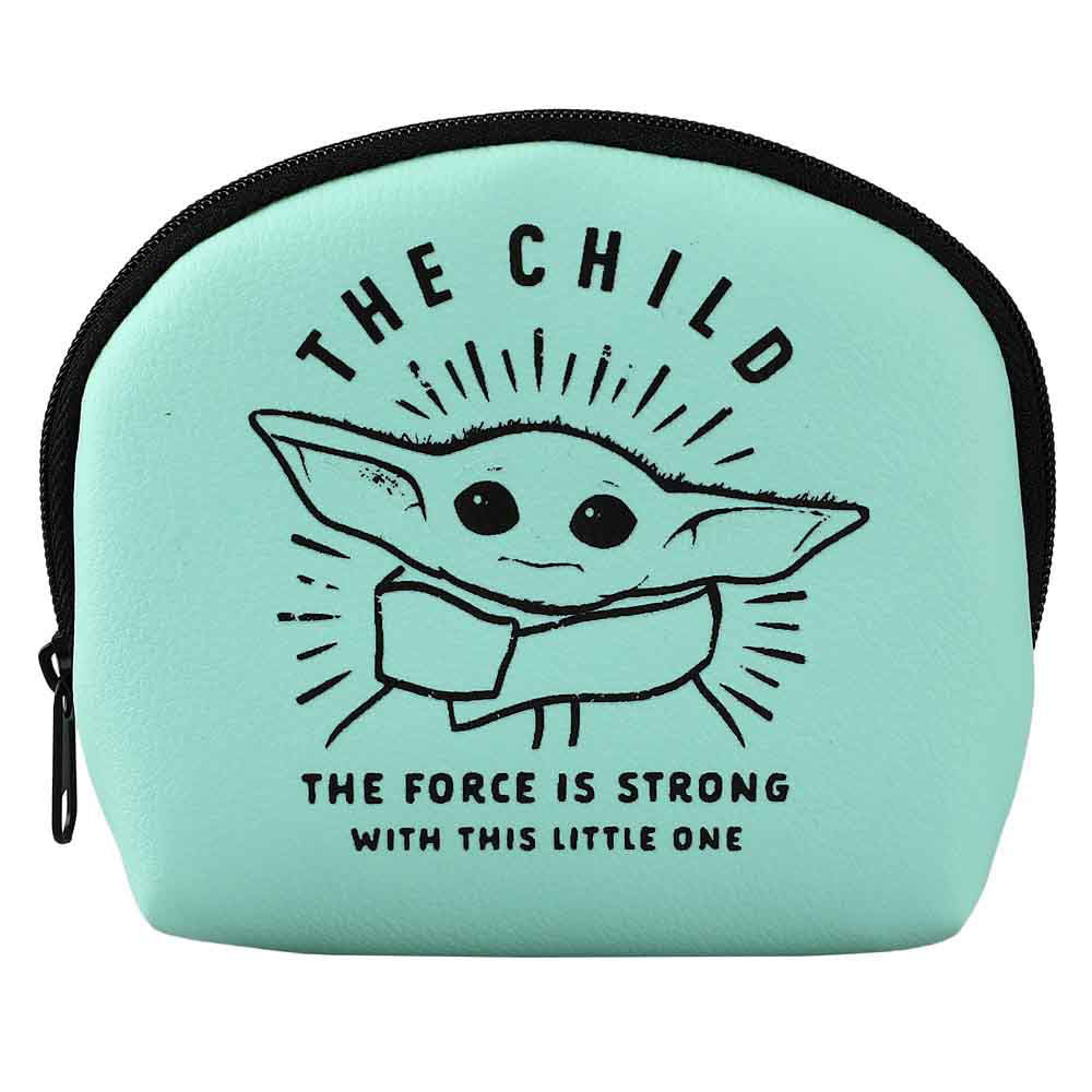 Star Wars The Mandalorian Grogu Baby Yoda travel cosmetic bag