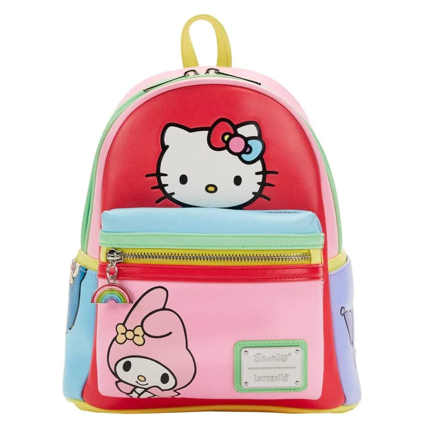 Hello Kitty and Friends Loungefly Color-Block Mini Backpack