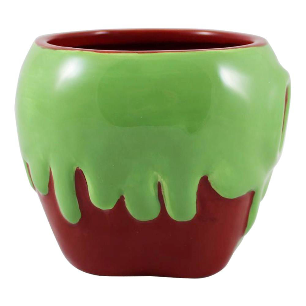 Snow White Poison Apple sculpted ceramic mug