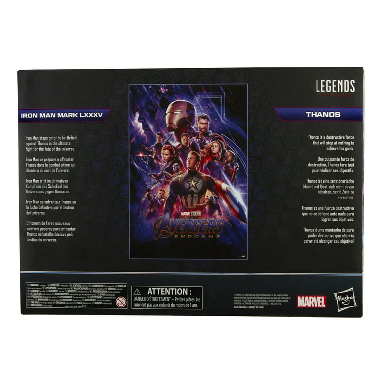 Marvel Legends Infinity Saga Iron Man 85 vs. Thanos boxed set