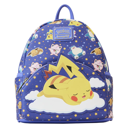 Sleeping Pikachu and Friends mini backpack