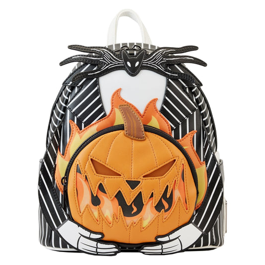 Nightmare Before Christmas Jack Pumpkin Glow Head mini backpack