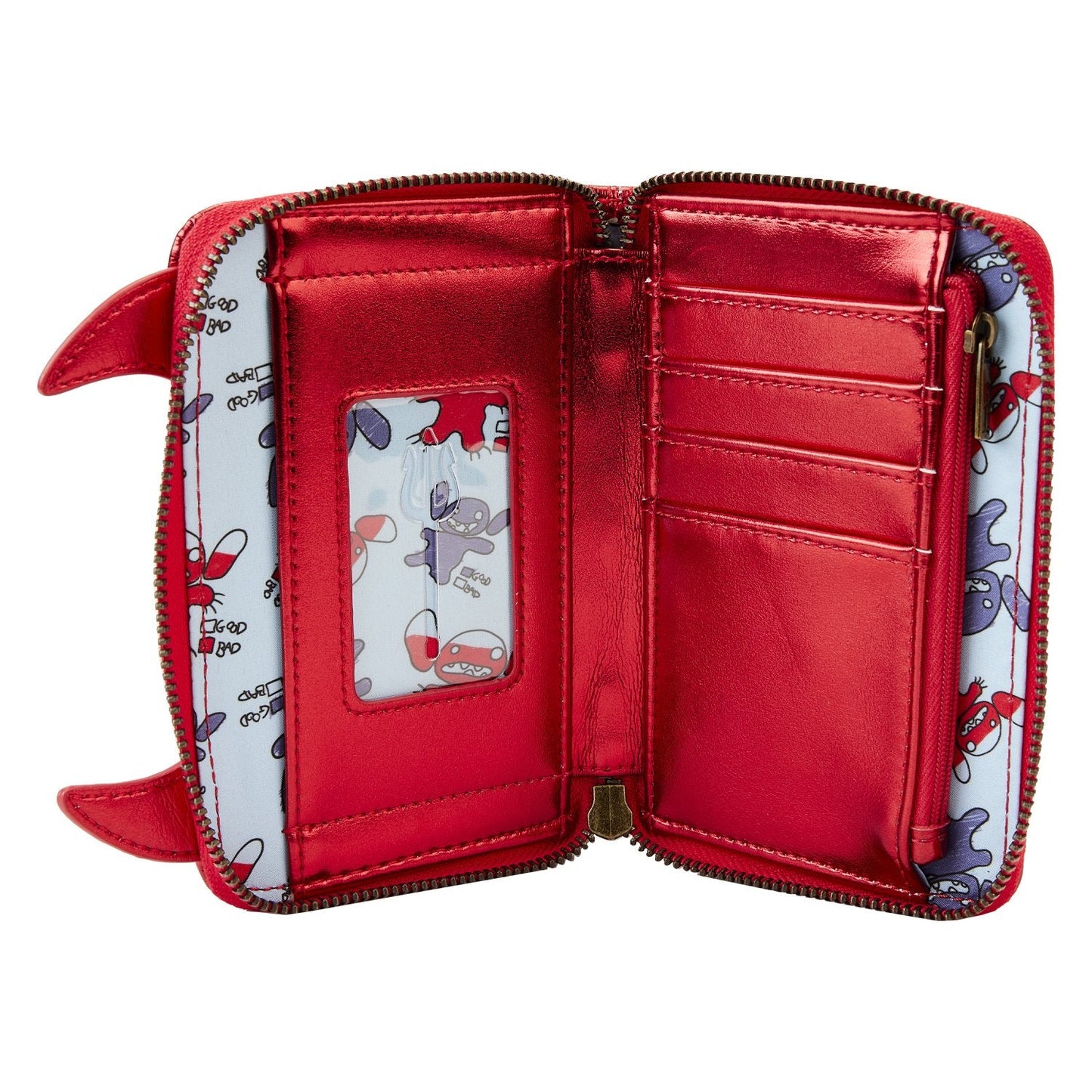 Stitch Devil cosplay zip-around wallet
