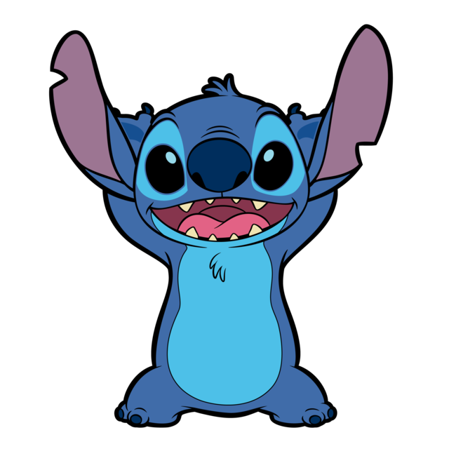Excited Stitch from Lilo & Stitch enamel pin