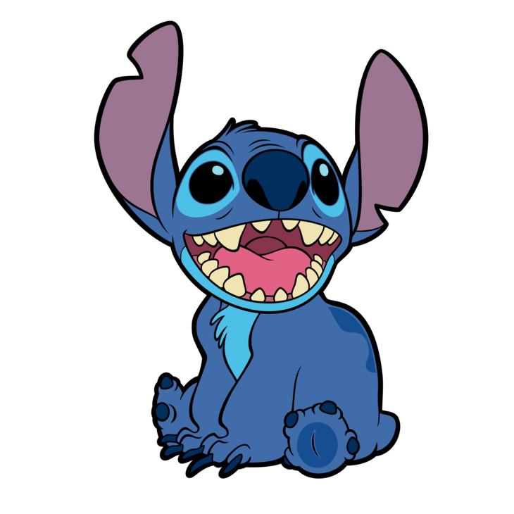 Sitting Stitch from Lilo & Stitch enamel pin