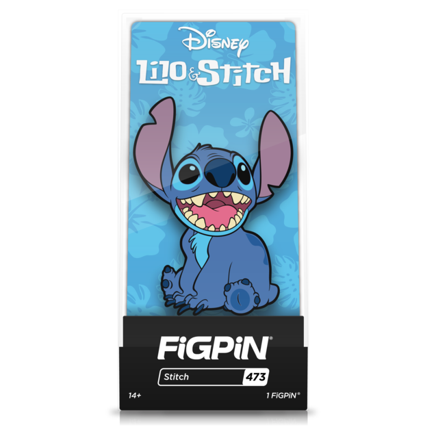 Sitting Stitch from Lilo & Stitch enamel pin