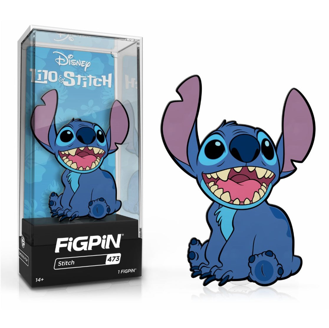 Sitting Stitch from Lilo & Stitch enamel pin
