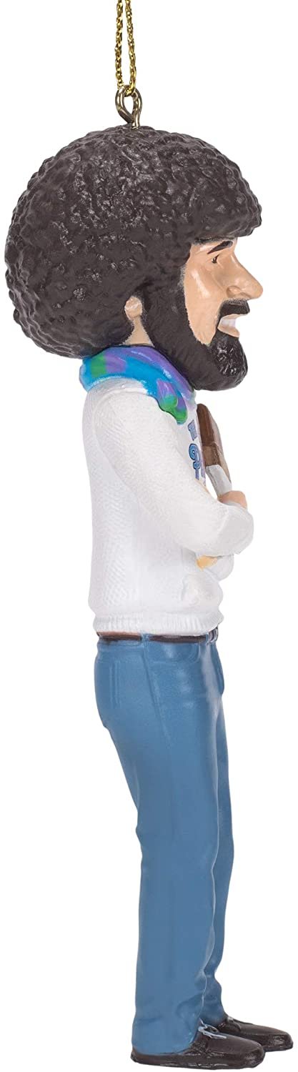 Bob Ross "The Joy of Painting" figural ornament