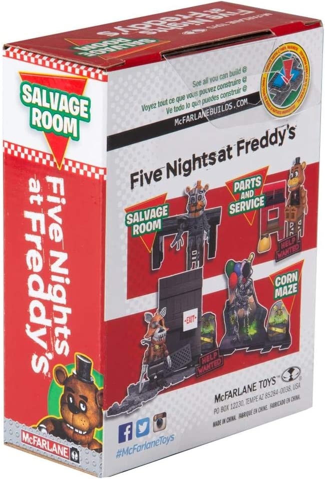 Five Nights At Freddy's The Salvage Room micro construction set