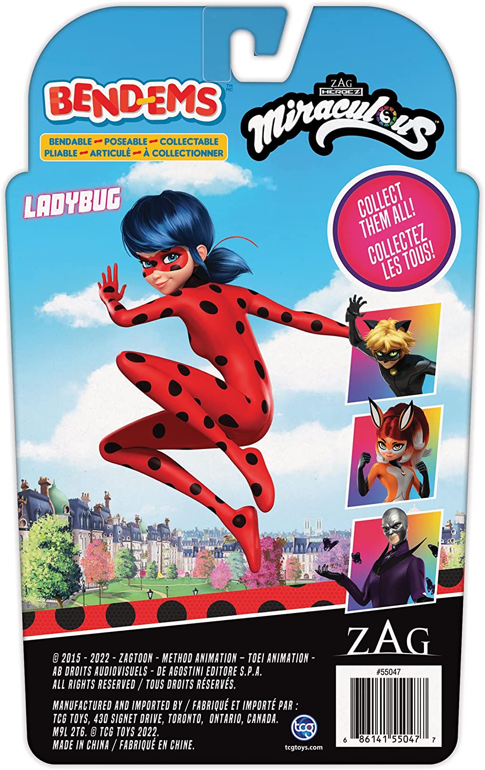 Ladybug from Miraculous bendable figure
