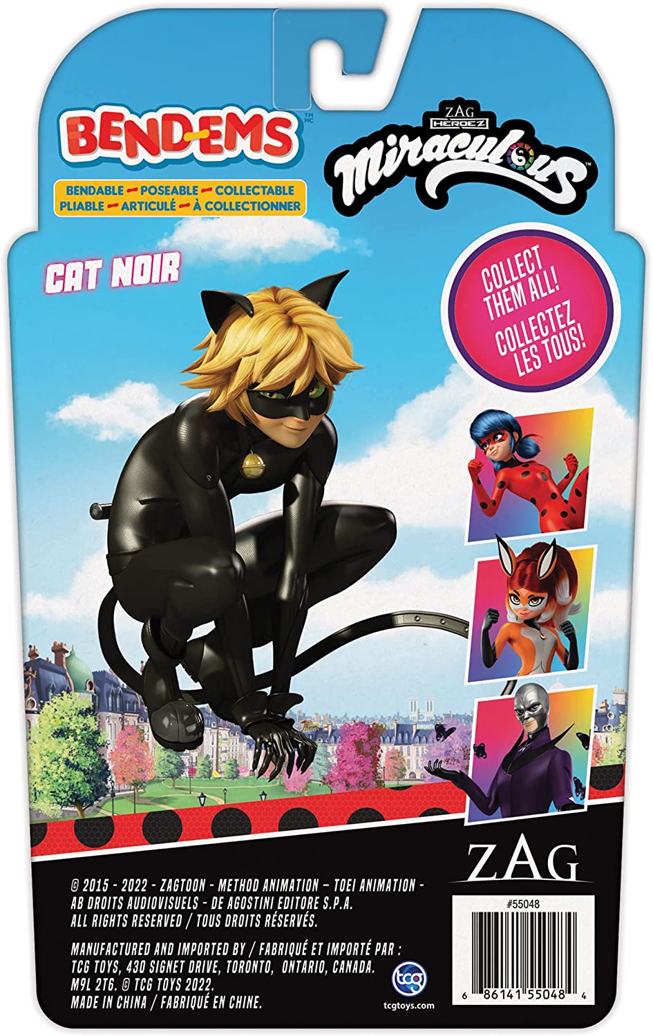 Cat Noir from Miraculous bendable figure