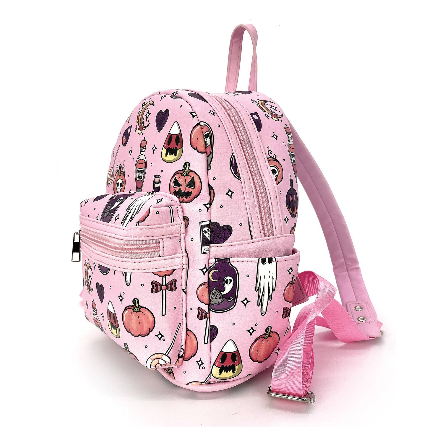 Halloween collage mini backpack