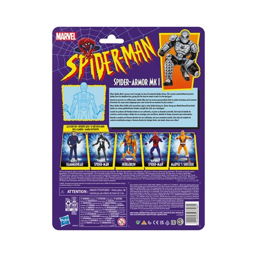 Spider-Man Retro Marvel Legends Spider-Armor MK I action figure