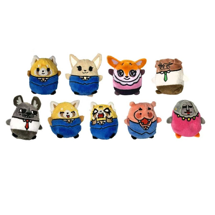 Aggretsuko surprise plush clip (1pc random)