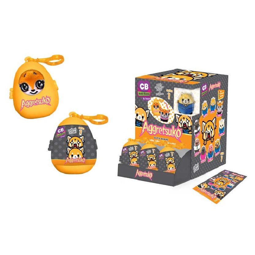 Aggretsuko surprise plush clip (1pc random)