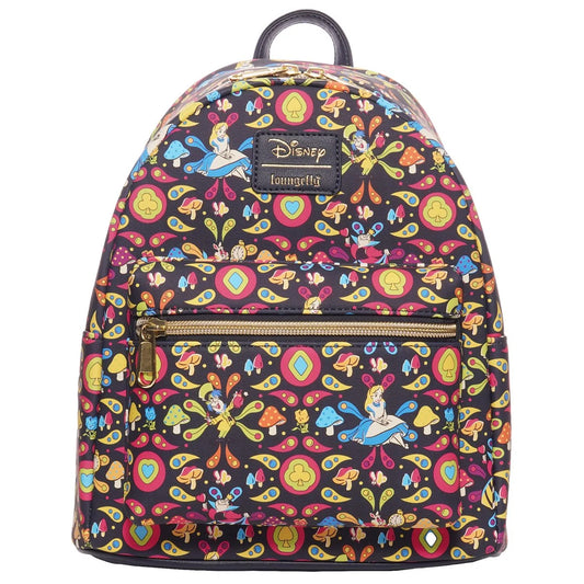 Alice in Wonderland retro mini backpack