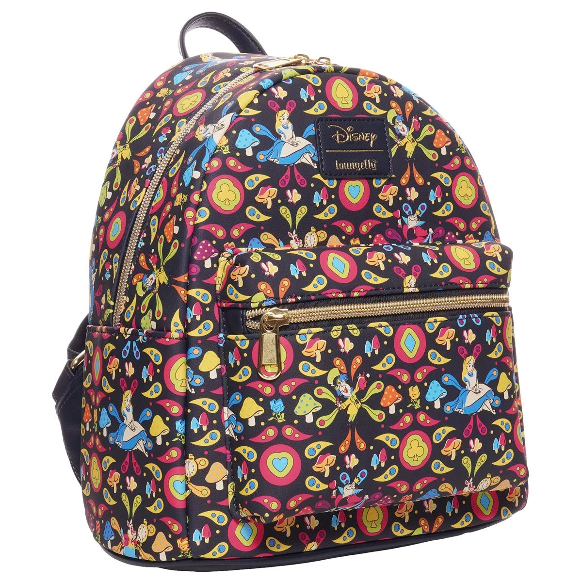 Alice in Wonderland retro mini backpack