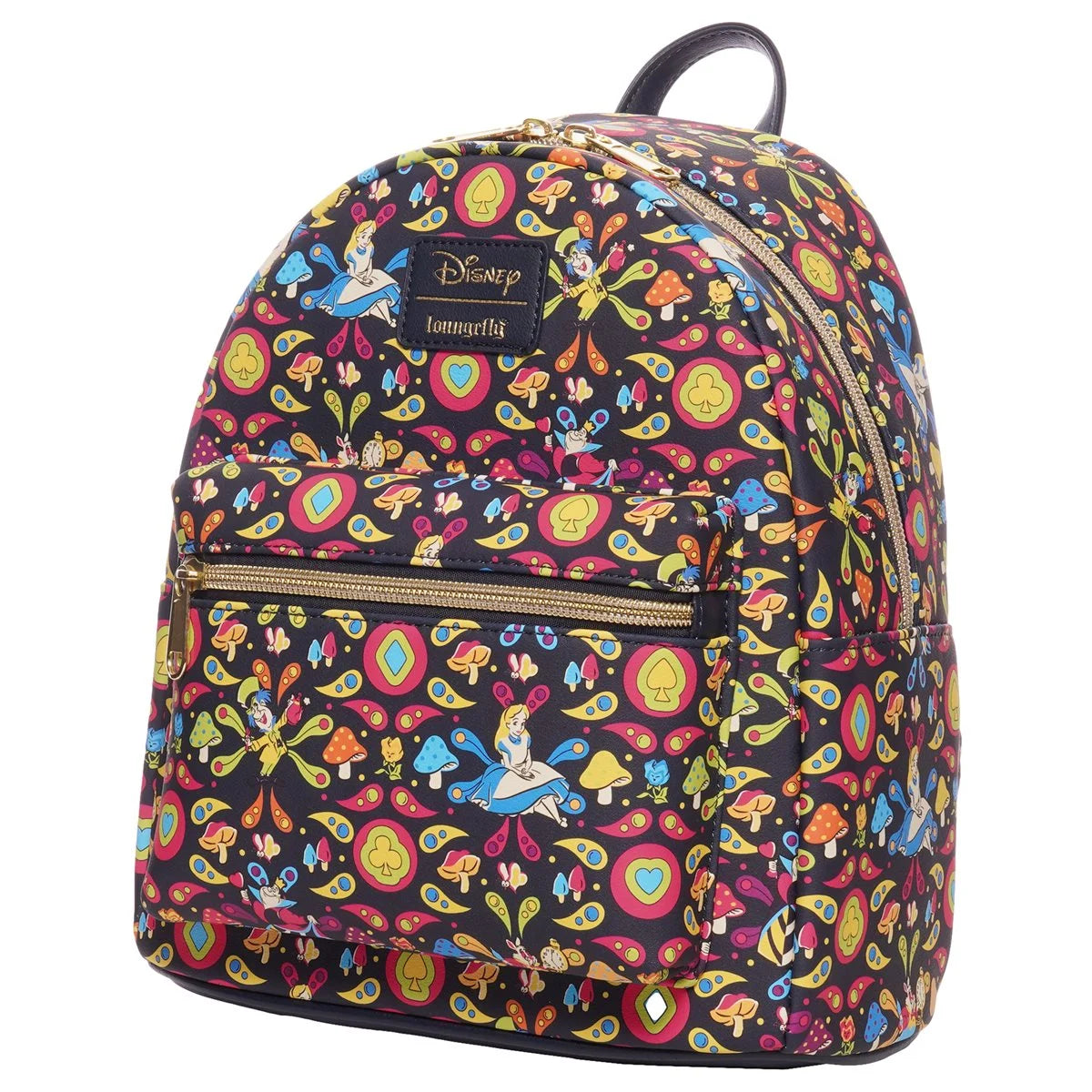 Alice in Wonderland retro mini backpack
