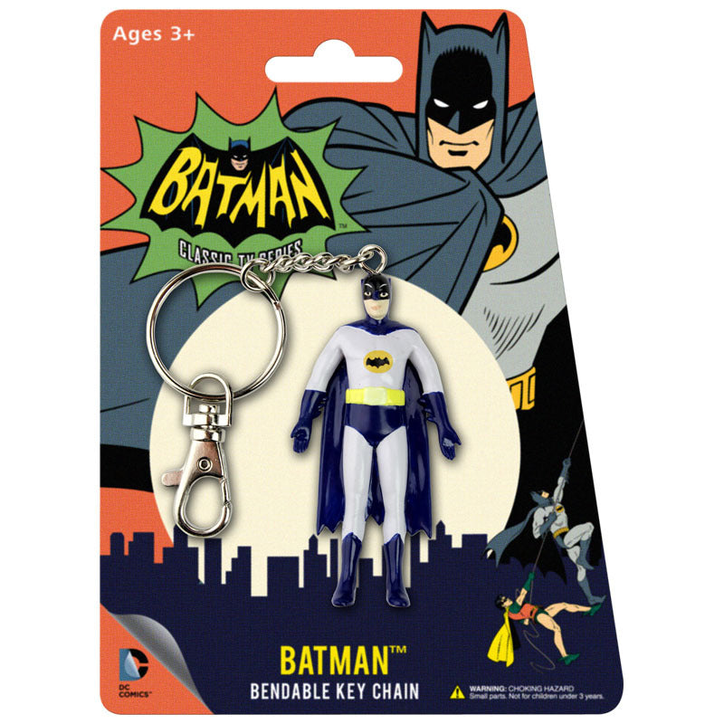 Adam West as Batman bendable keychain