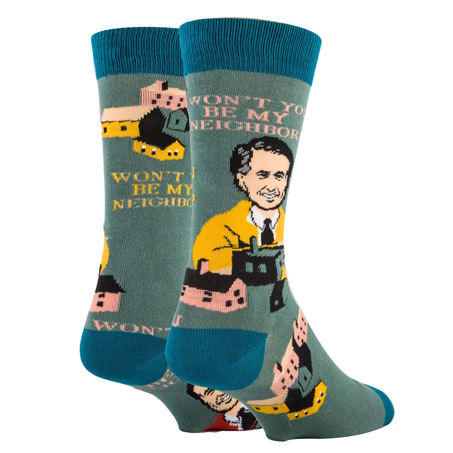 Be My Neighbor crew sock