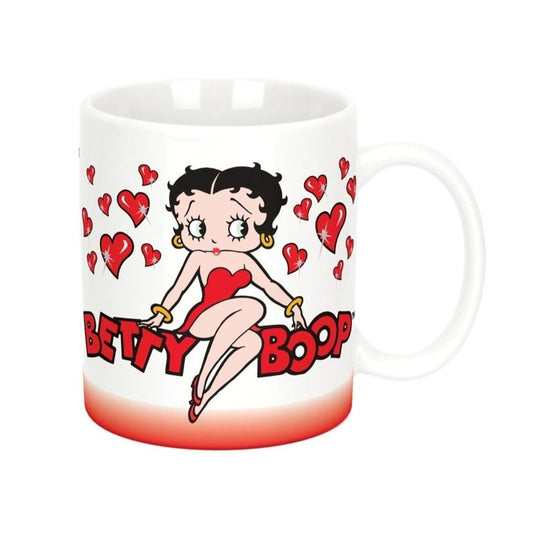 Betty Boop Hearts ceramic mug