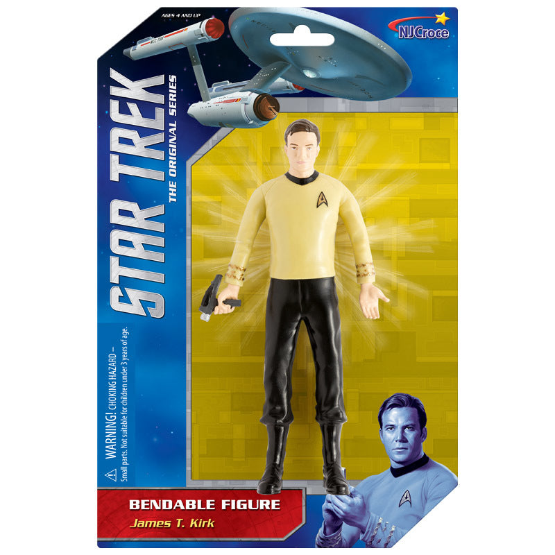 William Shatner as Captain Kirk bendable figure from Star Trek A Final Frontier