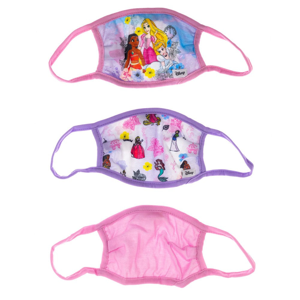 Disney Princess 3 pack face covers