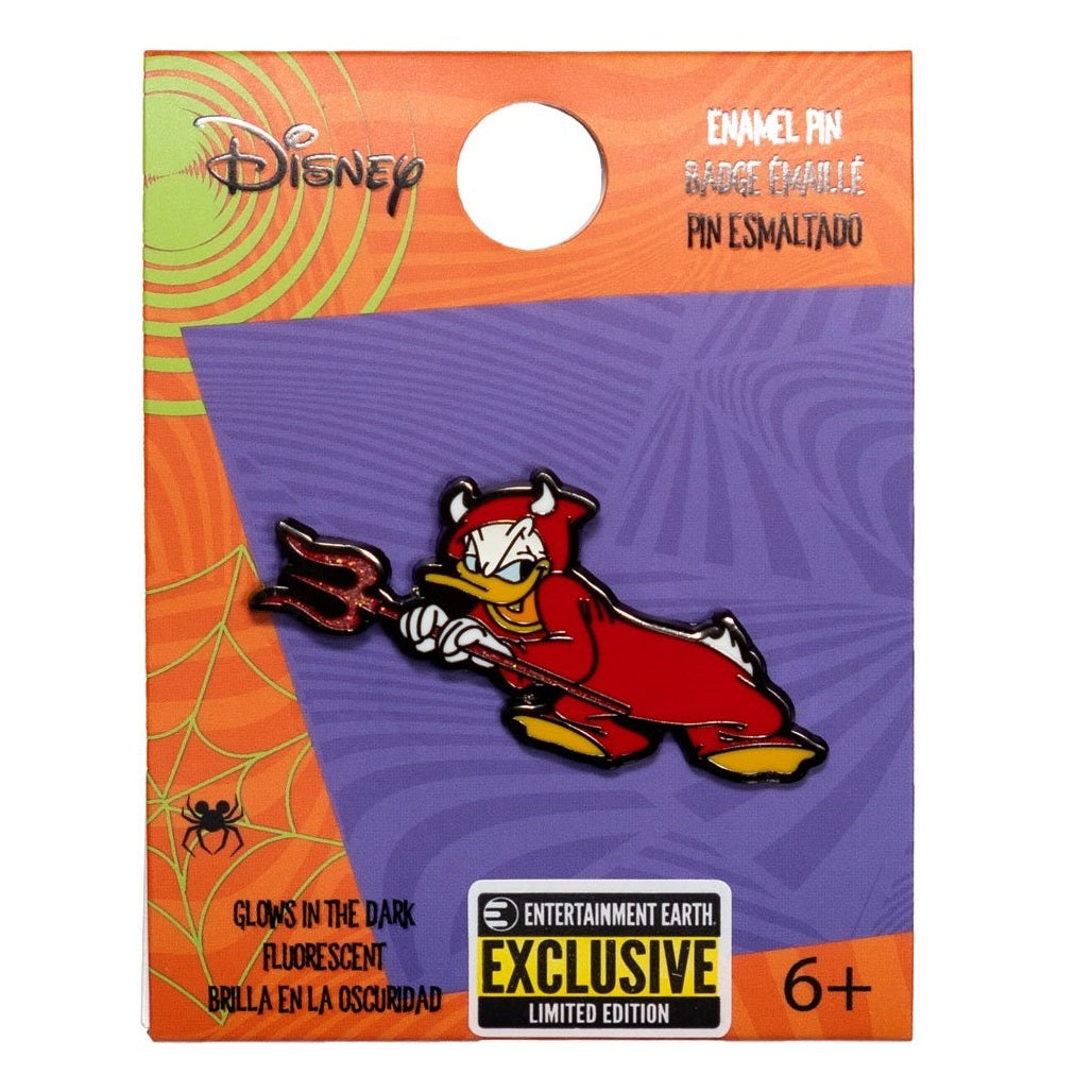 Halloween Devil Donald enamel pin
