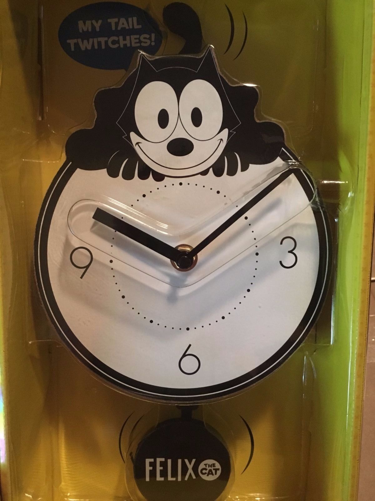 Felix The Cat Pendulum Wall Clock