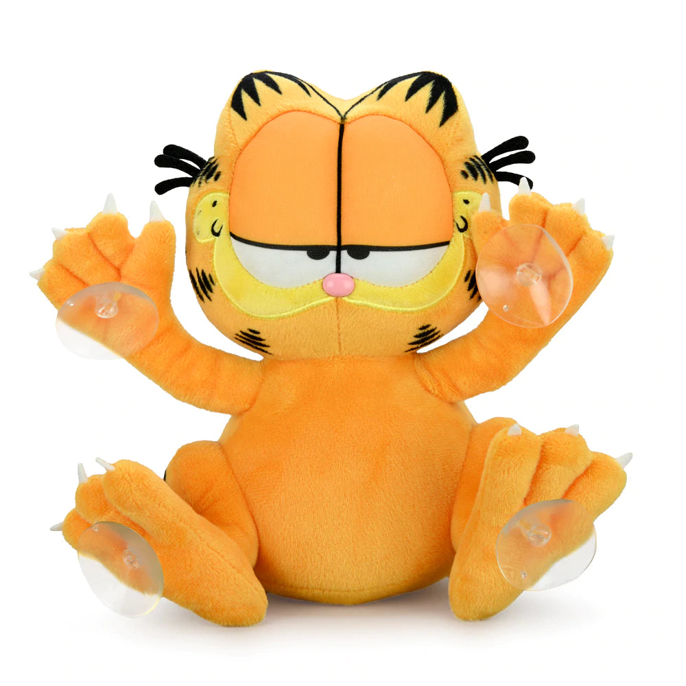 Garfield "Relaxed" plush with suction cups