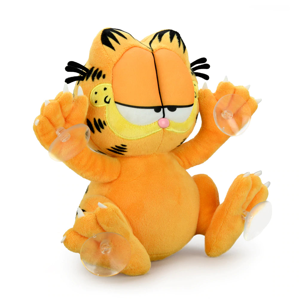 Garfield "Relaxed" plush with suction cups
