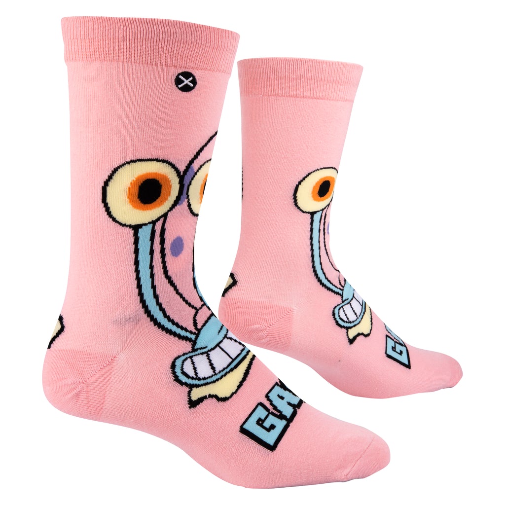 Gary the Snail from SpongeBob Squarepants crew socks