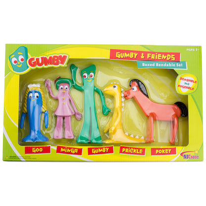 Gumby and friends bendable figure box set