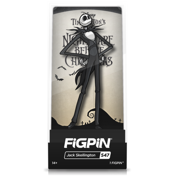 Jack Skellington from The Nightmare Before Christmas enamel pin