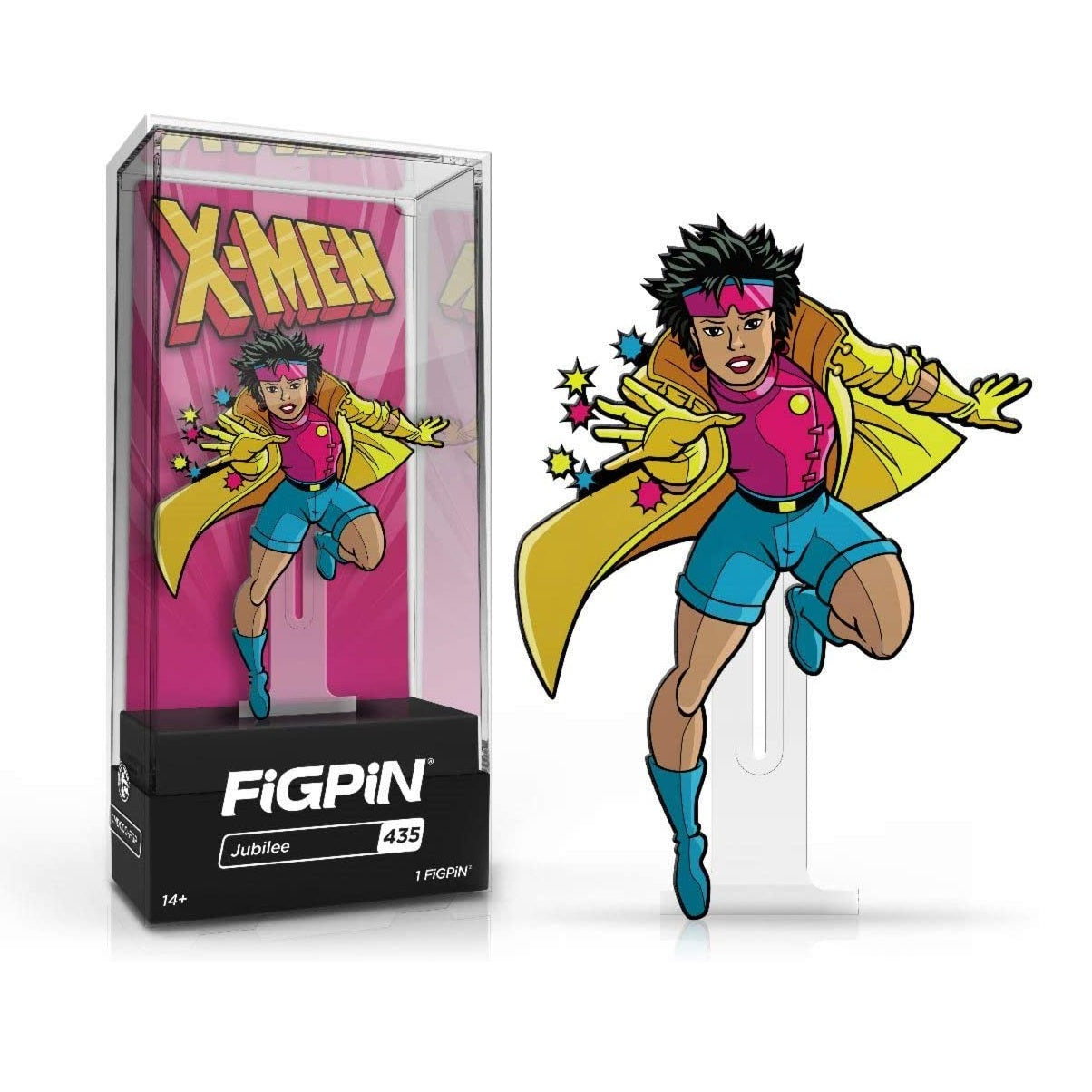 Jubilee from X-Men Animated Series enamel pin