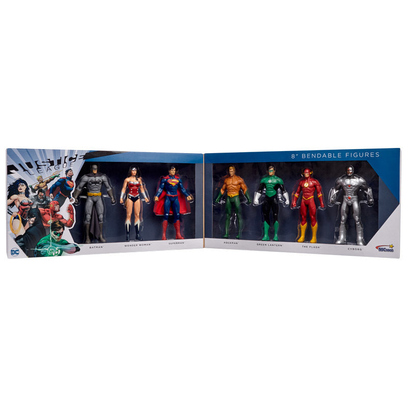 Justice League bendable 7 Figures box set