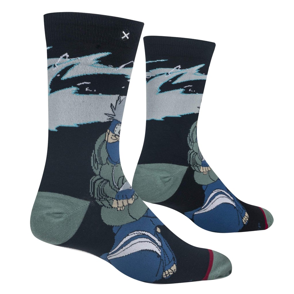 Kakashi from Naruto: Shippuden crew socks