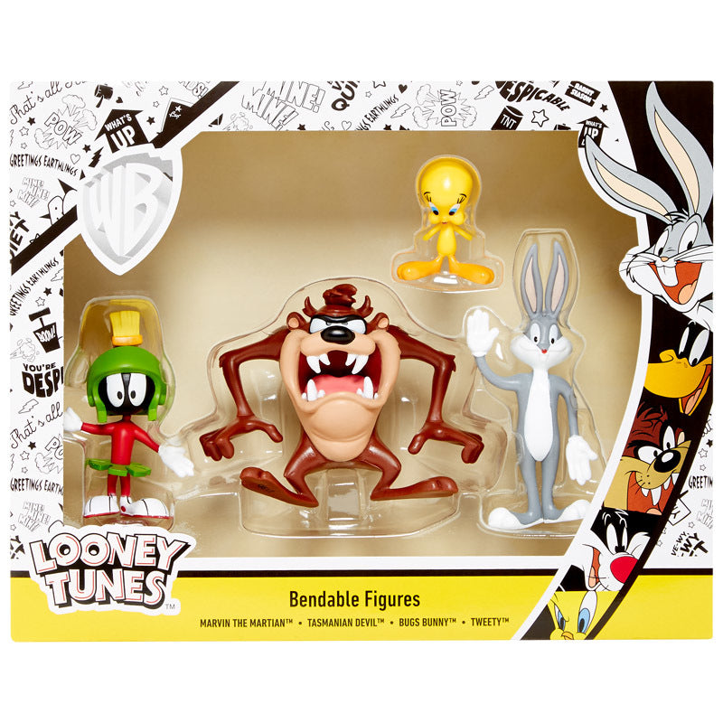 Looney Tunes 4pc Bendable Boxed Set