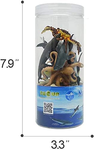Mini Marine animals tub set 12pcs