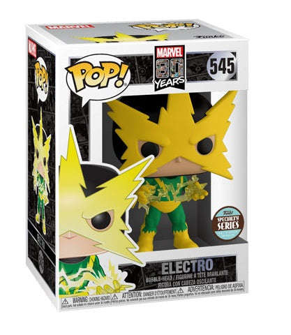 80th anniversary of Marvel Electro vinyl figure