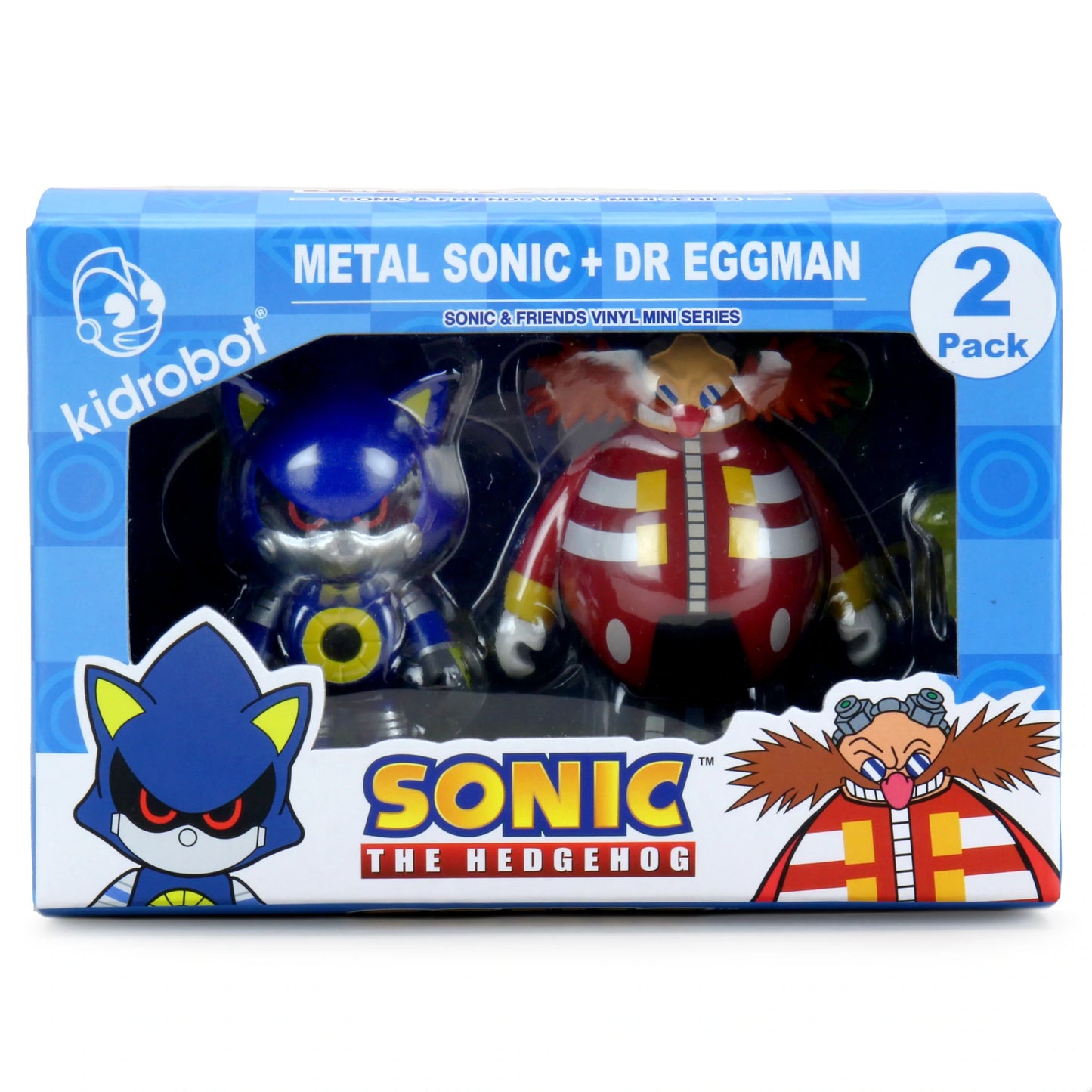 Dr. Robotnik and Metal Sonic from Sonic the Hedgehog vinyl figures