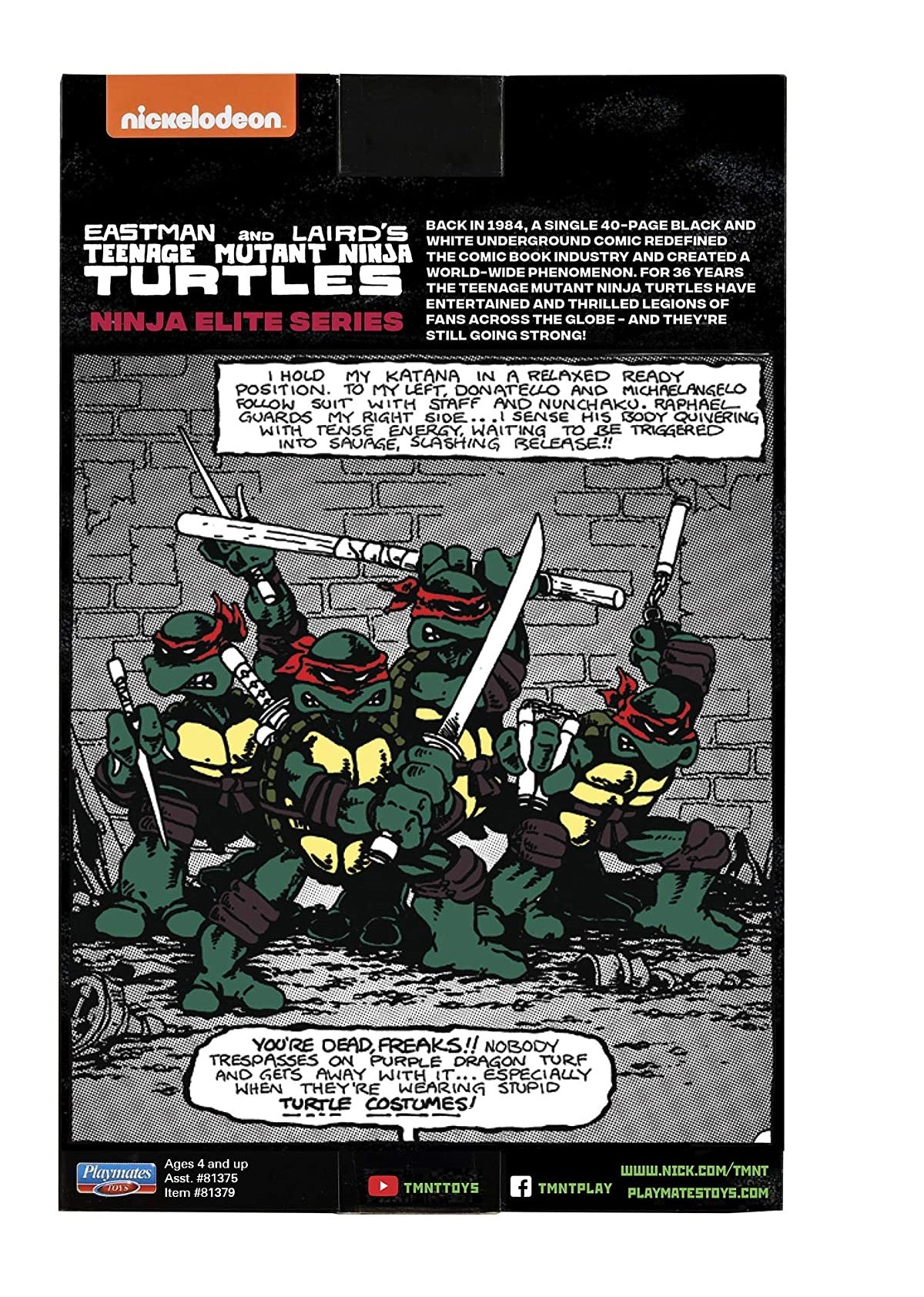 TMNT Ninja Elite Series Michelangelo figure