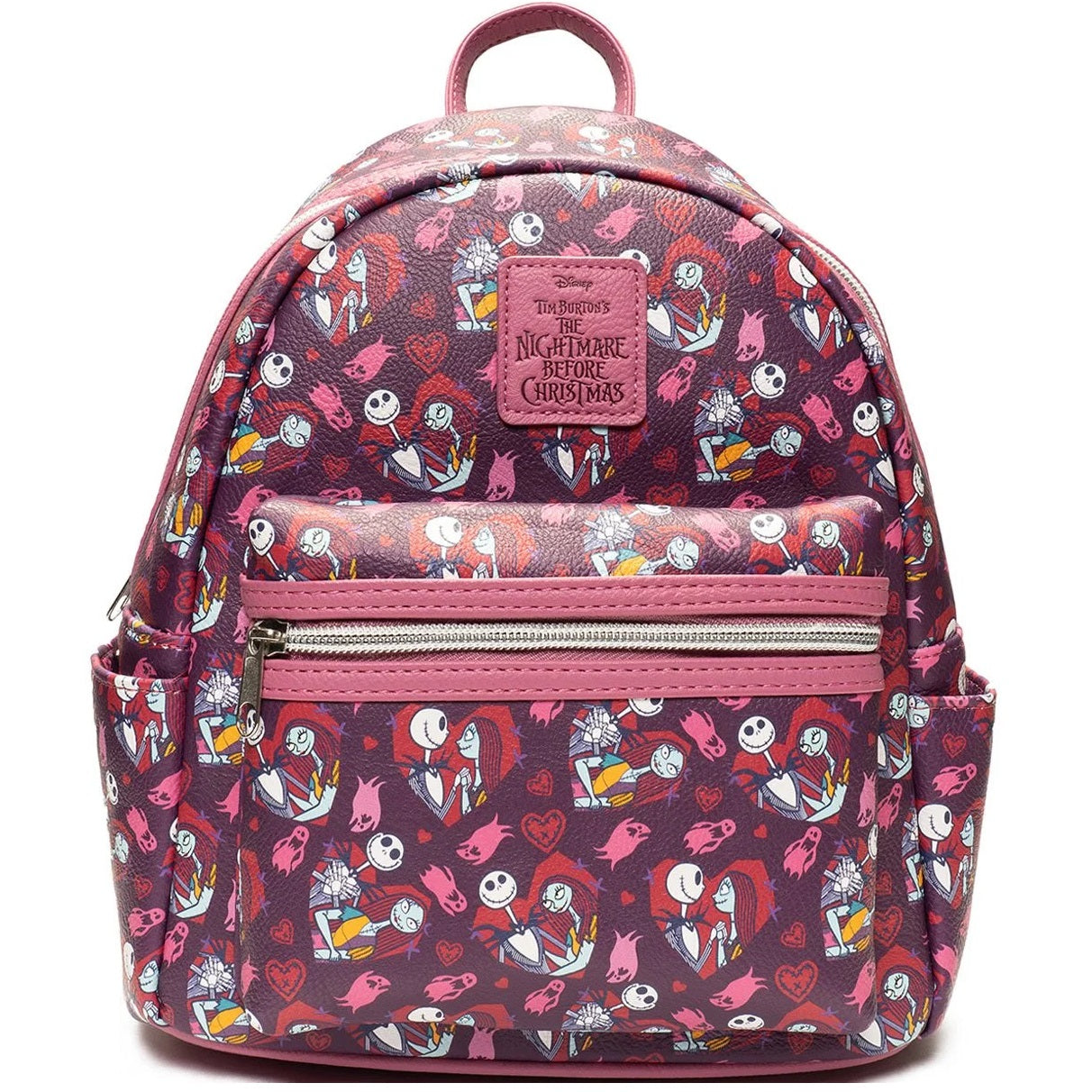 Jack and Sally from The Nightmare Before Christmas Hearts mini backpack
