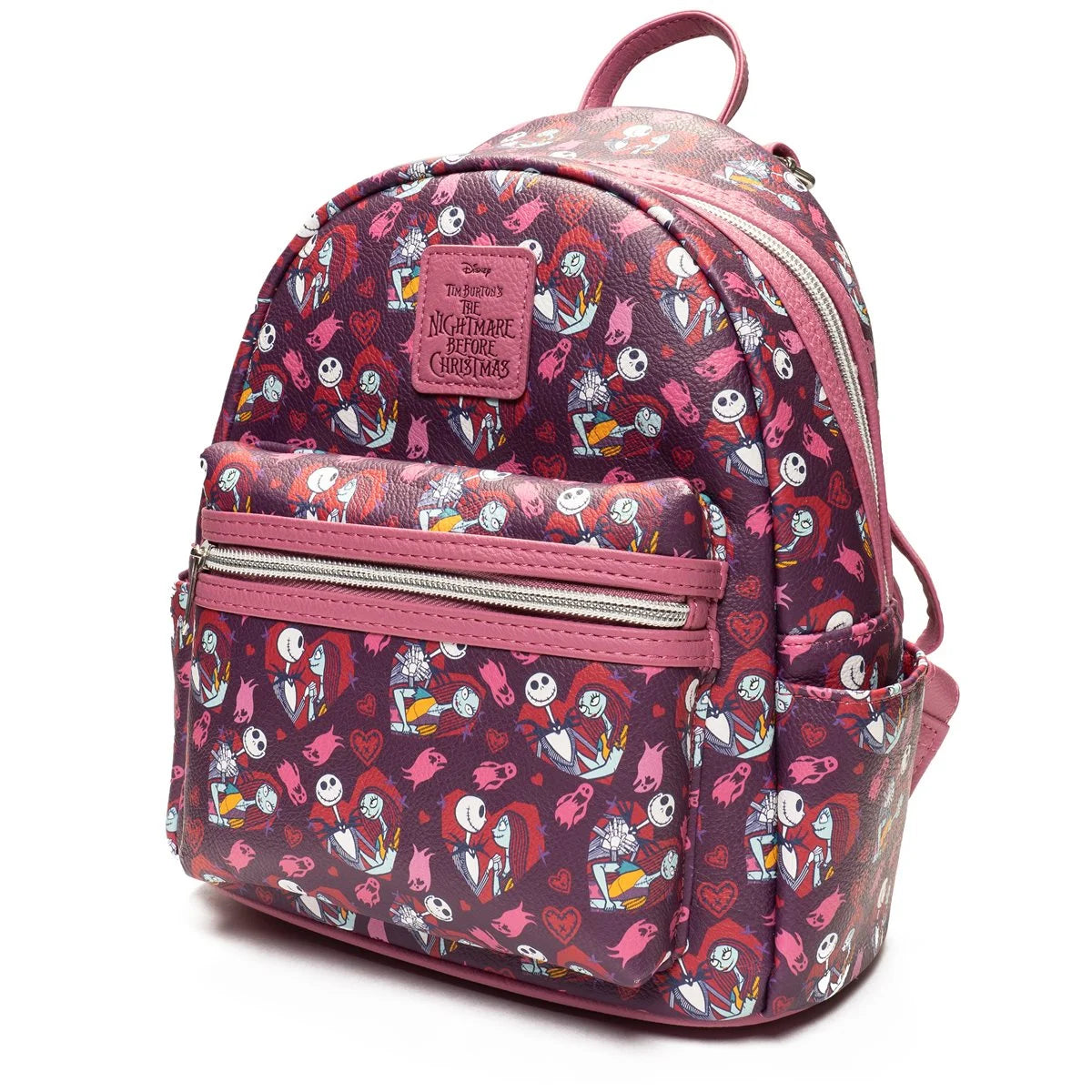 Jack and Sally from The Nightmare Before Christmas Hearts mini backpack