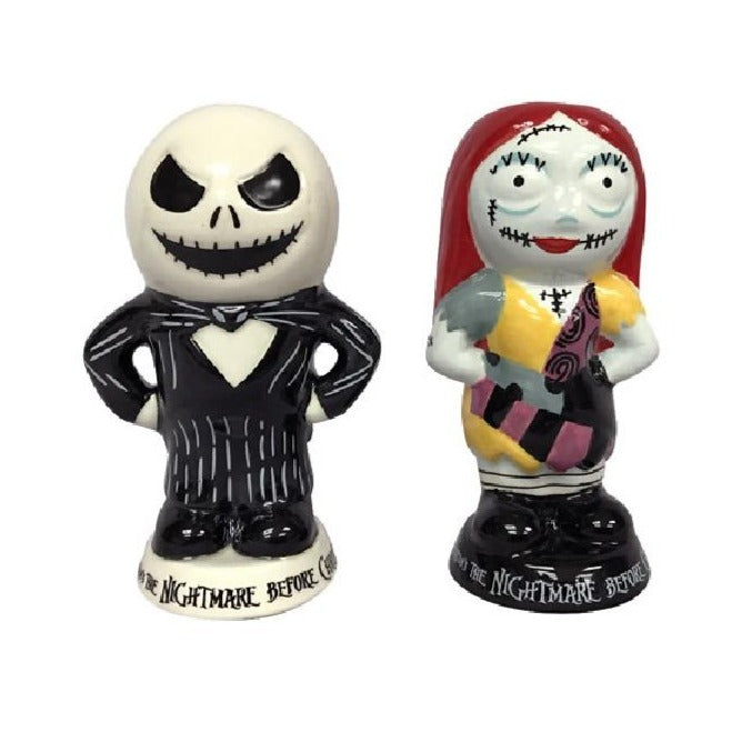 The Nightmare Before Christmas Jack and Sally Salt & Pepper Set