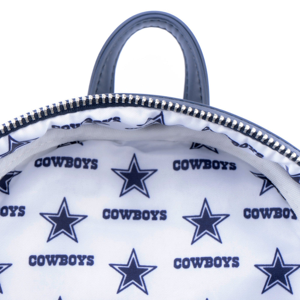 Dallas Cowboys logo pigskin style mini backpack