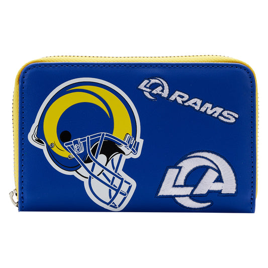 Los Angeles Rams patches zip around wallet