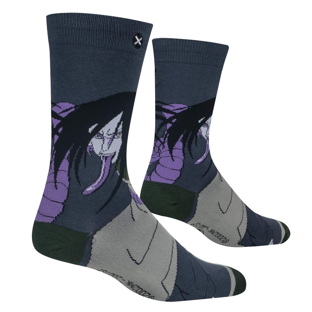 Orochimaru from Naruto: Shippuden crew socks