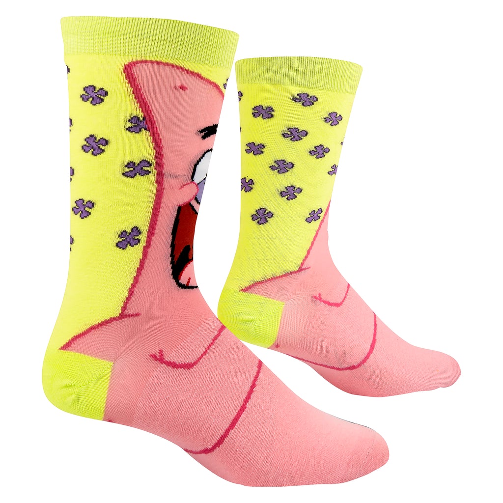Patrick from SpongeBob Squarepants crew socks